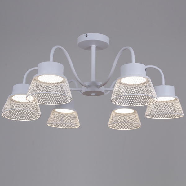 

Потолочная люстра на штанге Reluce 99010-0.3-06 WT, Белый, 99010-0.3-06 WT