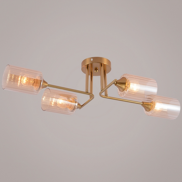 Изображение товара Потолочная люстра на штанге Reluce 19610-0.3-04 COPPER стиль модерн