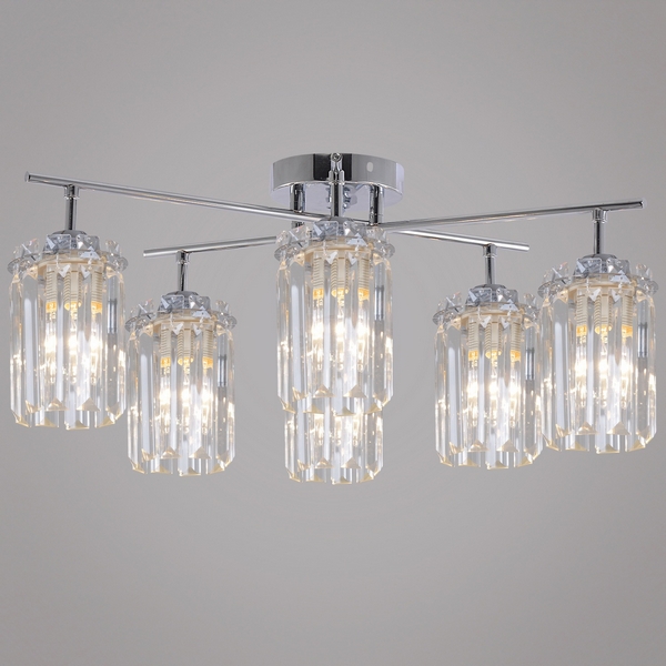 

Потолочная люстра на штанге Reluce 71710-0.3-06 CR, Хром, 71710-0.3-06 CR