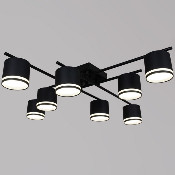 

Потолочная люстра Reluce 94306-0.3-08A GX53, Черный, 94306-0.3-08A GX53