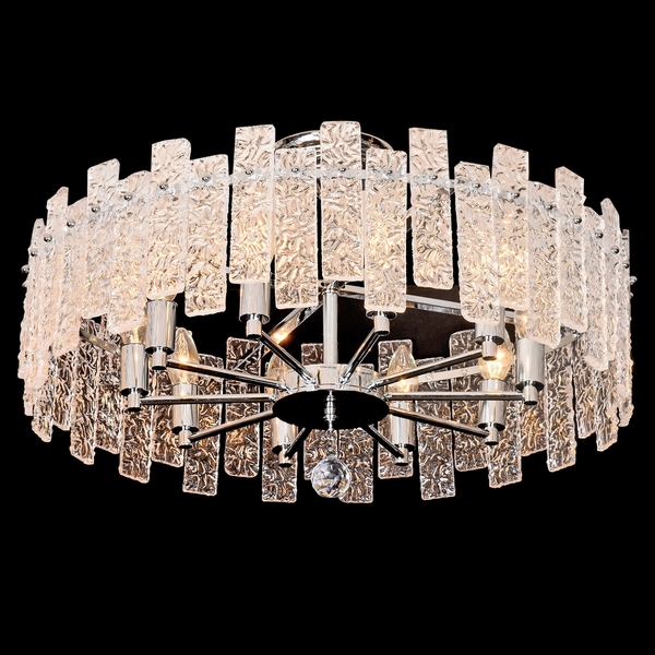 Изображение товара Потолочная люстра на штанге хрустальная Reluce 89043-0.3-10 10 ламп классика современность