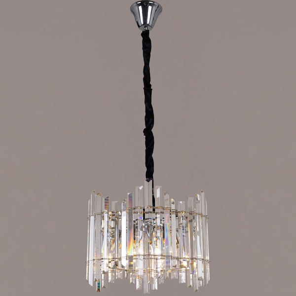 

Подвесная люстра хрустальная Reluce 33062-0.4-400, Хром;прозрачный, 33062-0.4-400