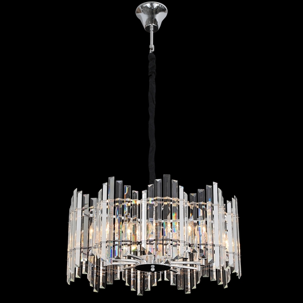

Подвесная люстра хрустальная Reluce 33062-0.4-600, Черный;прозрачный, 33062-0.4-600