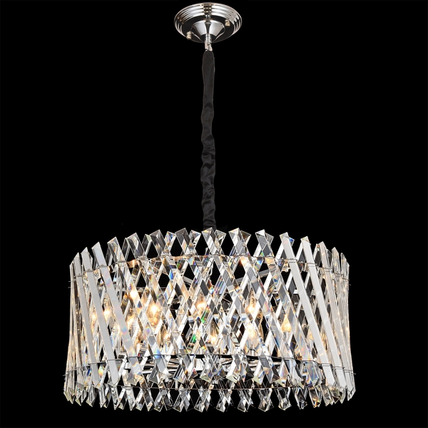 

Подвесная люстра хрустальная Reluce 58055-0.4-600, Хром;прозрачный, 58055-0.4-600