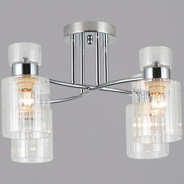 

Потолочная люстра на штанге Reluce 55570-0.3-04, Хром, 55570-0.3-04