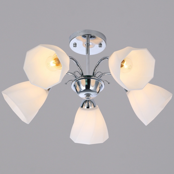 

Потолочная люстра на штанге Reluce 13660-0.3-05, Хром, 13660-0.3-05