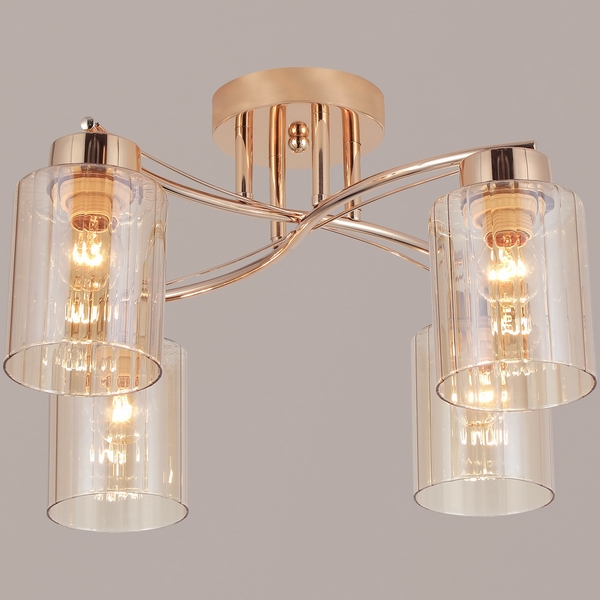 Изображение товара Потолочная люстра на штанге Reluce 35670-0.3-04 современный дизайн золото