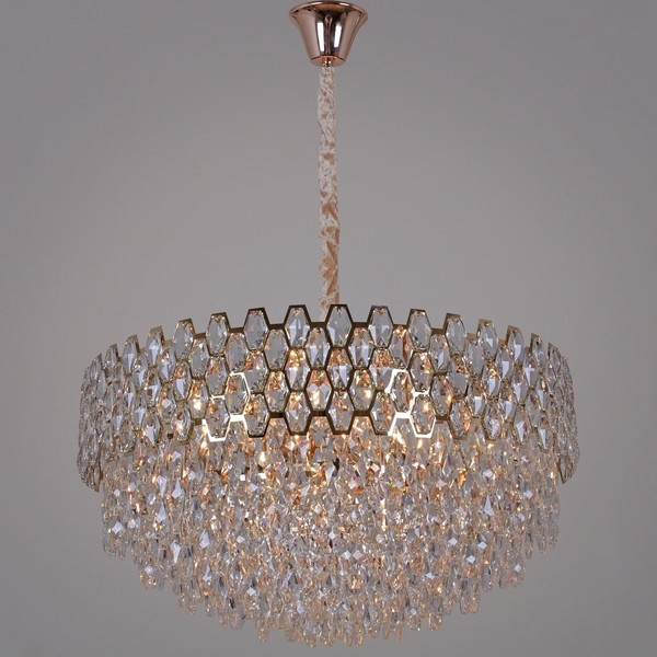 

Подвесная люстра хрустальная Reluce 00995-0.4-800 MX GD c, Прозрачный;золото, 00995-0.4-800 MX GD c