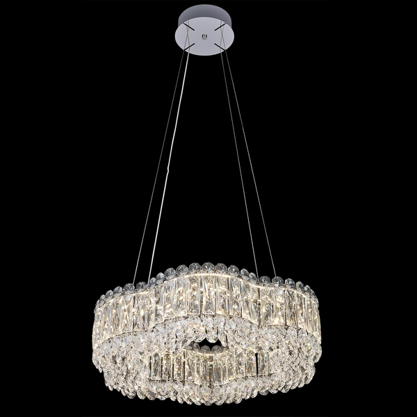 

Подвесная люстра светодиодная хрустальная с регулировкой цветовой температуры Reluce 65500-0.4-500 MX CH, Хром;прозрачный, 65500-0.4-500 MX CH