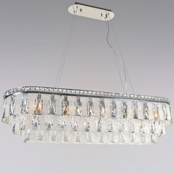 

Подвесная люстра хрустальная Reluce 03982-0.4-10L DN, Хром;прозрачный, 03982-0.4-10L DN