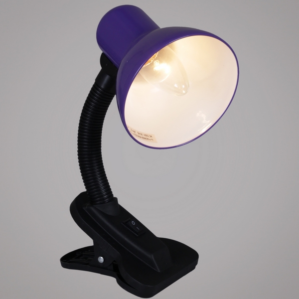 

Офисная настольная лампа на прищепке с выключателем Reluce 00108-0.7-01 PURPLE, Фиолетовый, 00108-0.7-01 PURPLE