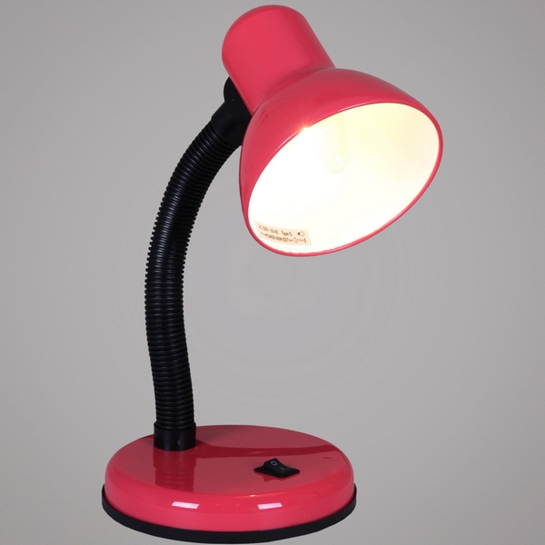 Изображение товара Офисная настольная лампа Reluce 00203-0.7-01 PINK с выключателем, современный дизайн