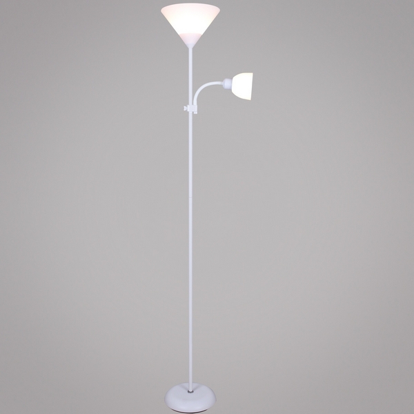 

Торшер с выключателем Reluce 00306-0.7-02 WH, Белый, 00306-0.7-02 WH