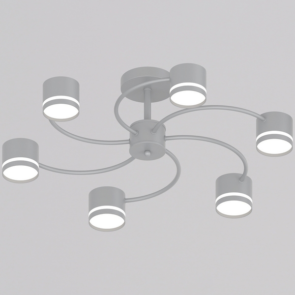 Изображение товара Потолочная люстра на штанге Reluce 26730-0.3-06 GX53 GREY современная интерьерная подсветка