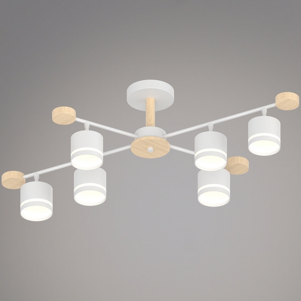 

Потолочная люстра на штанге Reluce 78730-0.3-06 GX53 WH+WOOD, Белый, 78730-0.3-06 GX53 WH+WOOD