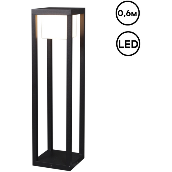 Изображение товара Наземный светильник светодиодный Reluce 09978-0.7-001JH 0,6M LED12W BK