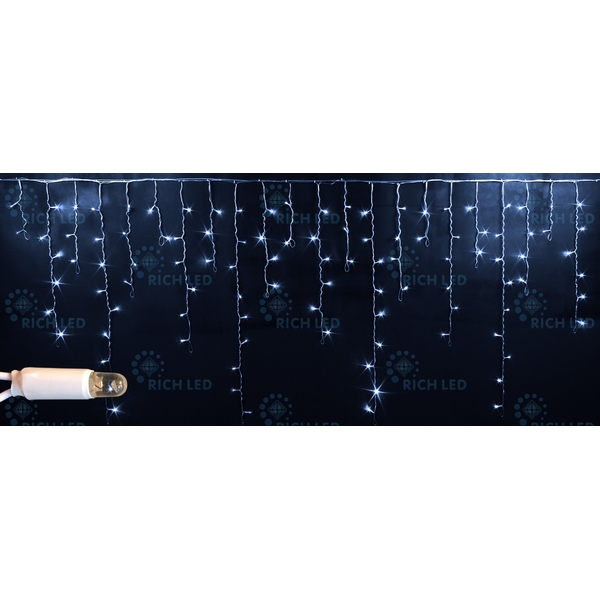 

Гирлянда светодиодная Бахрома белая 220B, LED, провод прозрачный, IP65 Rich LED RL-i3*0.9-CT/W, RL-i3*0.9-CT/W