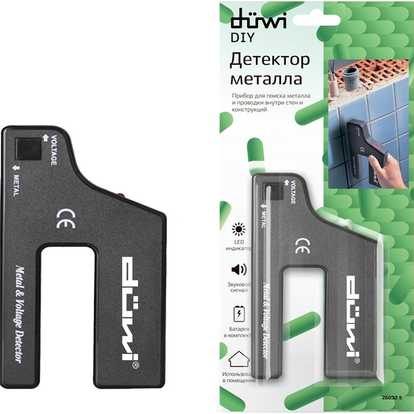 

Детектор металла и проводки бесконтактный duwi 26032 5 Duwi, 26032 5