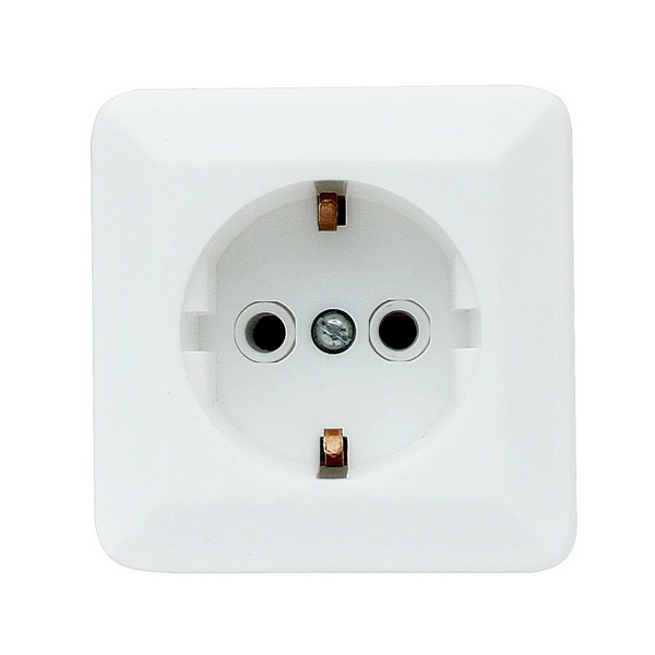 

Розетка с заземлением Duwi BASIS 26401 9, Белый, Basis 26401 9