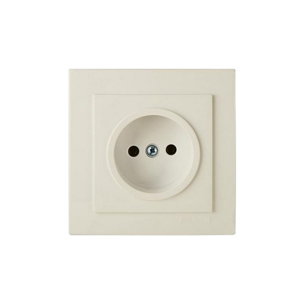 

Розетка без заземления Duwi PALAZZO 26483 5, Бежевый, Palazzo 26483 5