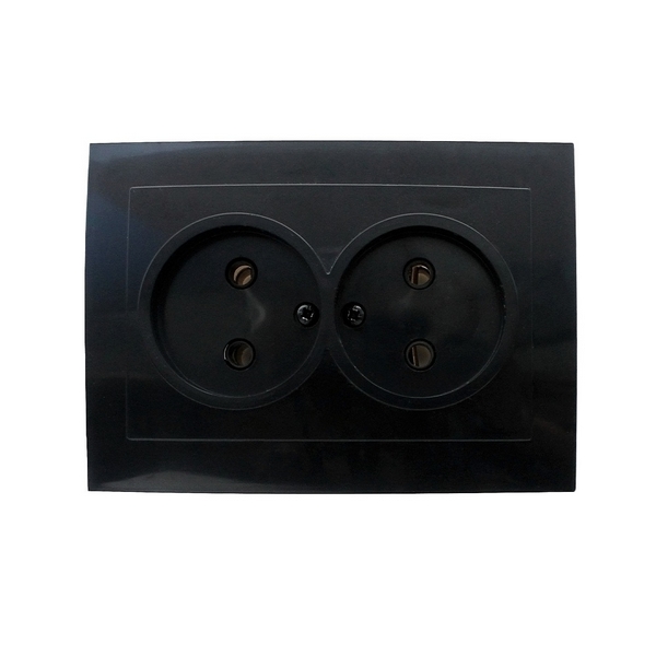 

Розетка двойная без заземления Duwi PALAZZO 26504 7, Palazzo 26504 7