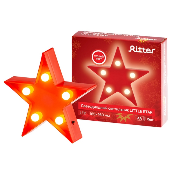 

Световая фигура светодиодная Ritter 29274 6, Красный, 29274 6