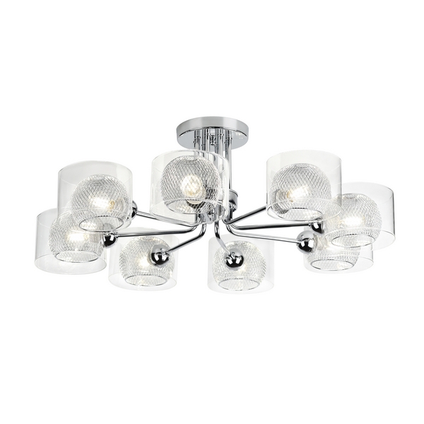 

Потолочная люстра Mod 3034-308 (Rivoli), Хром, Mod 3034-308