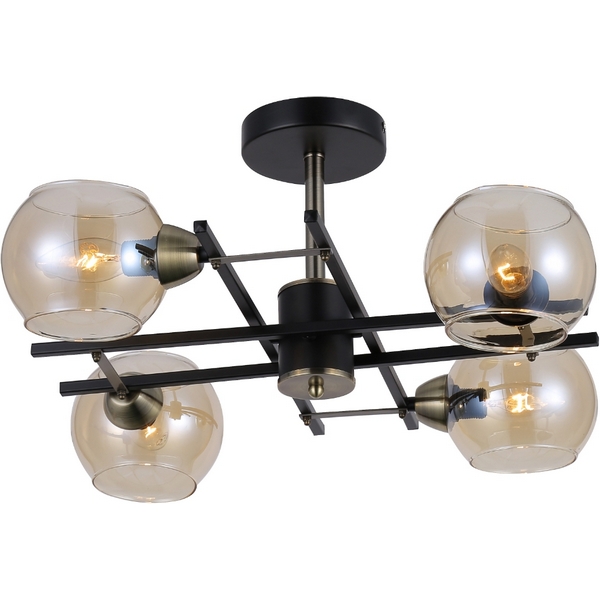 

Потолочная люстра Rivoli Hannelore 3109-304, Черный, Hannelore 3109-304