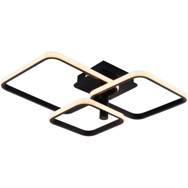 

Потолочная люстра светодиодная с пультом регулировкой цветовой температуры и яркости Rivoli Milena 6141-103, Черный, Milena 6141-103