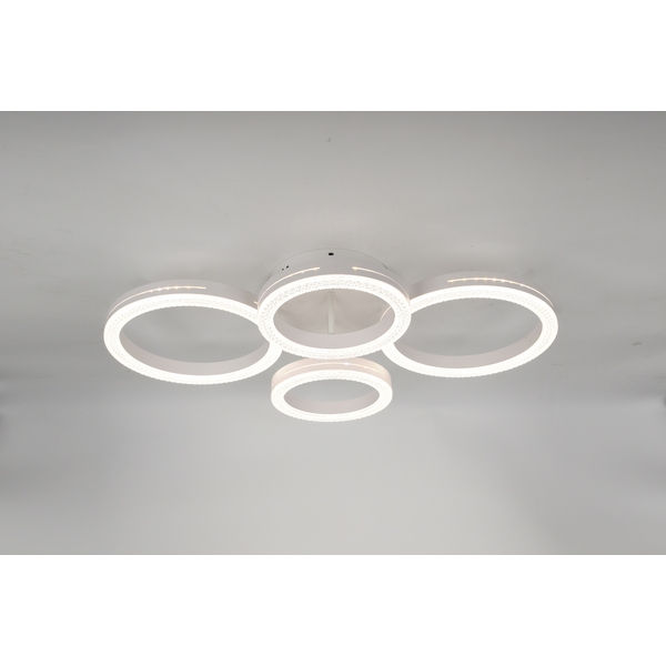 

Потолочная люстра светодиодная с пультом кольцо Rivoli Juniper 6187-702, Белый, Juniper 6187-702