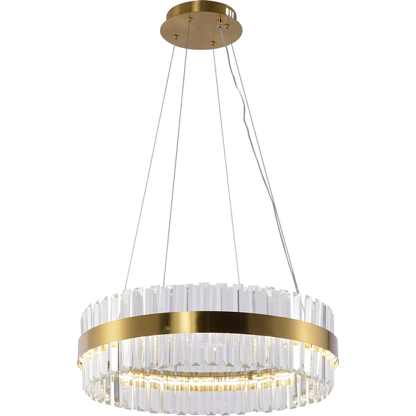 

Подвесная люстра светодиодная Rivoli Gwinnett 6193-201 LED 3000-6300К 112 Вт с пультом, Прозрачный, Gwinnett 6193-201