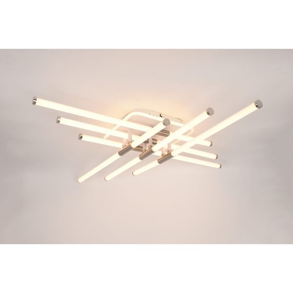 

Потолочная люстра светодиодная Rivoli 6196-733 Morgan LED 110 Вт 3000-6000 К с пультом, Белый, Morgan 6196-733