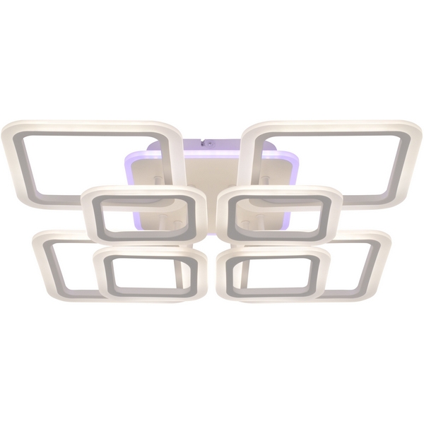 

Потолочная люстра светодиодная Rivoli Iana 6202-702 155 Вт LED RGB 3000К-6000К с пультом белый, Черный, Iana 6202-702