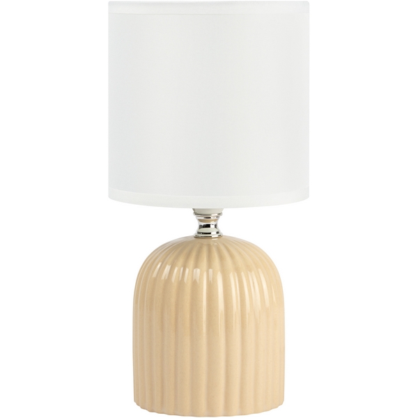 Изображение товара Настольная лампа Rivoli 7548-502 Модерн с керамикой и текстильным абажуром