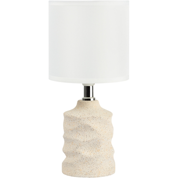 

Настольная лампа Rivoli Marian 7549-502 1 х Е14 40 Вт керамика бежевая с абажуром, Белый, MARIAN 7549-502