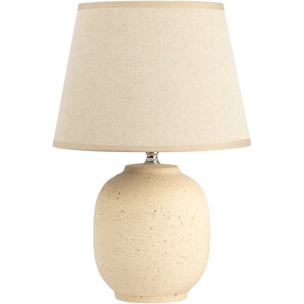 

Настольная лампа Rivoli Naomi 7551-501 1 х Е14 40 Вт керамика бежевая с абажуром, Бежевый, Naomi 7551-501