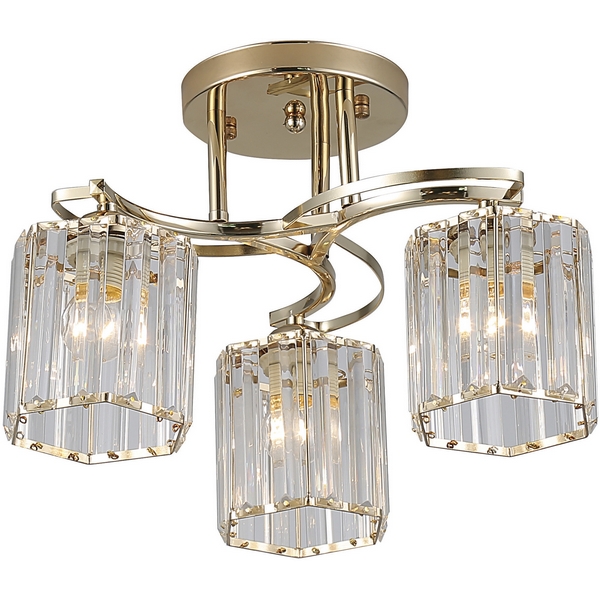 

Люстра потолочная на штанге Angelina 9077-303 3 x Е27 40 Вт (Rivoli), Прозрачный, Angelina 9077-303