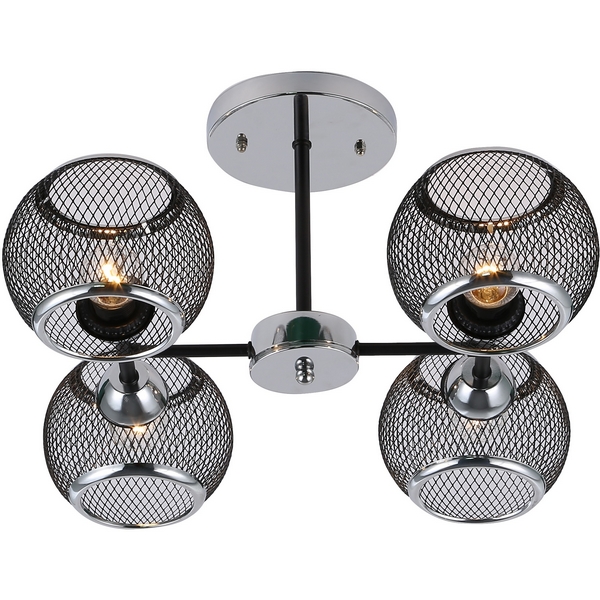 

Потолочная люстра на штанге Rivoli Morrigan 9143-304, Черный, Morrigan 9143-304