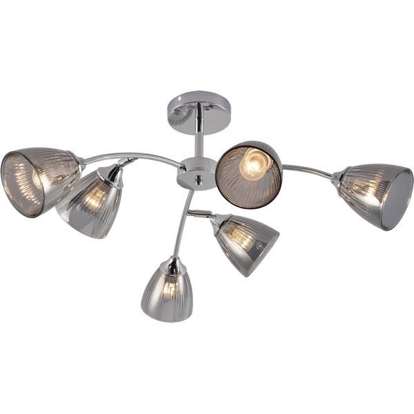 

Потолочная люстра на штанге Rivoli Francheska 9179-306, Хром, Francheska 9179-306