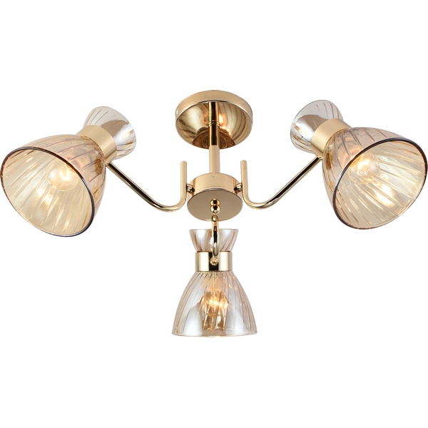 

Потолочная люстра на штанге Rivoli Victoria 9183-303 3хЕ27 60 Вт, Золото, Victoria 9183-303