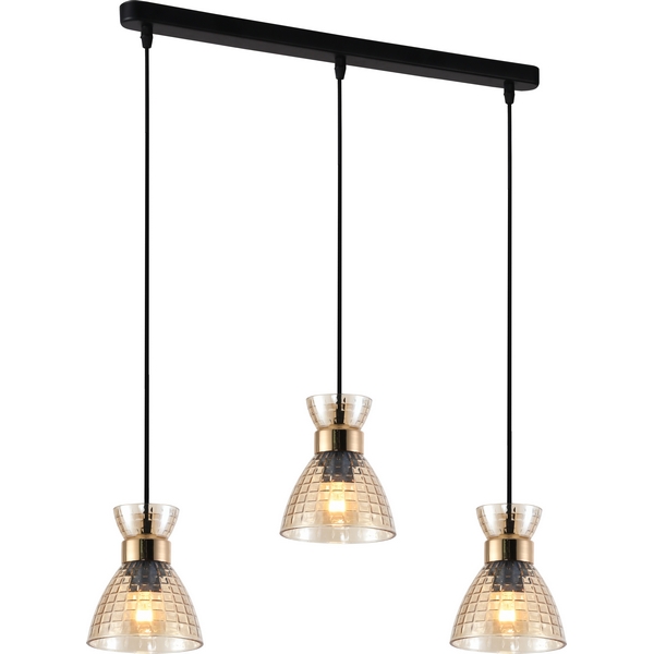 

Подвесной светильник Rivoli Iris 9186-203 3хЕ27 60 Вт модерн, Тонированный, Iris 9186-203