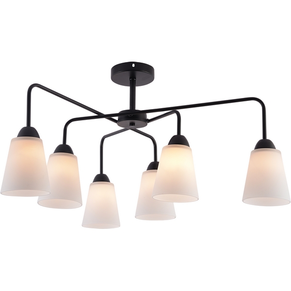 Изображение товара Потолочная люстра на штанге Rivoli Jodie 9190-306 6хЕ27 60 Вт