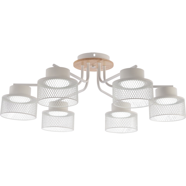 

Потолочная люстра Rivoli Mona 9194-306 6хGX53 15 Вт, Белый, Mona 9194-306