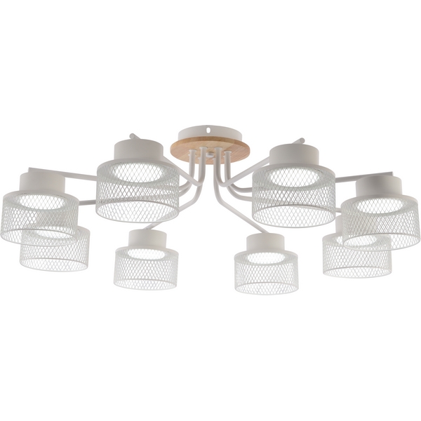 

Потолочная люстра Rivoli Mona 9194-308 8хGX53 15 Вт, Белый, Mona 9194-308