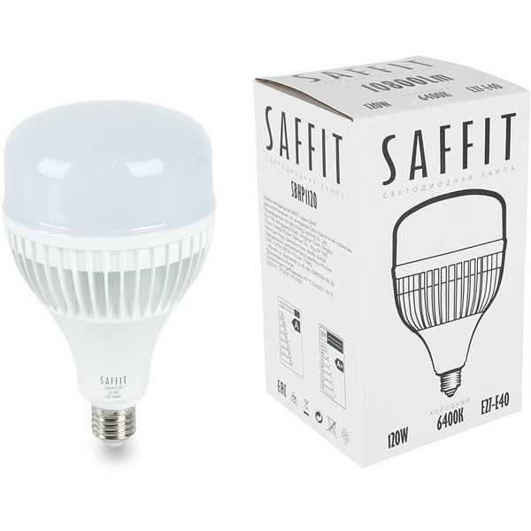 

Лампа светодиодная Saffit SBHP1120 55143 E27-E40 120W 230V 6400K, SBHP1120 55143