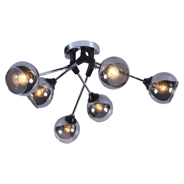

Потолочная люстра Seven Fires Shirley SF3308/6C-MBK-CR, Хром, Shirley SF3308/6C-MBK-CR