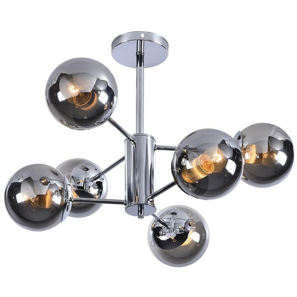 

Потолочная люстра Seven Fires Aimee SF3309/6C-CR, Дымчатый, Aimee SF3309/6C-CR