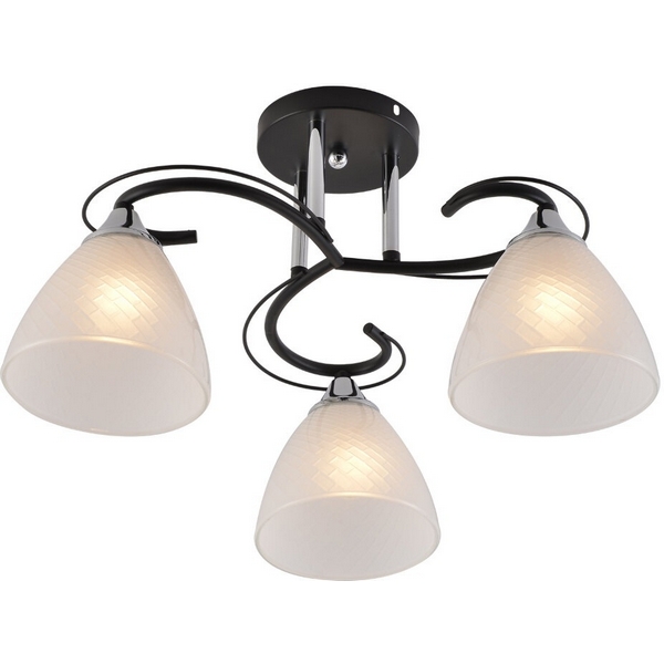 

Потолочная люстра на штанге Seven Fires Nuala SF3372/3C-BK-CR-WT, Белый, Nuala SF3372/3C-BK-CR-WT
