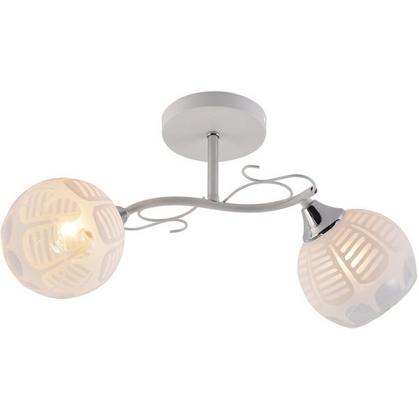 

Потолочная люстра на штанге Seven Fires Saffi SF3374/2C-WT-CR-WT, Белый, Saffi SF3374/2C-WT-CR-WT