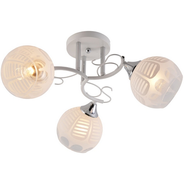 

Потолочная люстра Seven Fires Saffi SF3374/3C-WT-CR-WT, Белый, Saffi SF3374/3C-WT-CR-WT